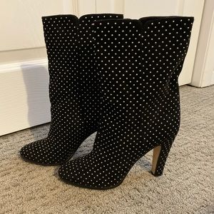 Jimmy Choo “Tari” suede studded boot